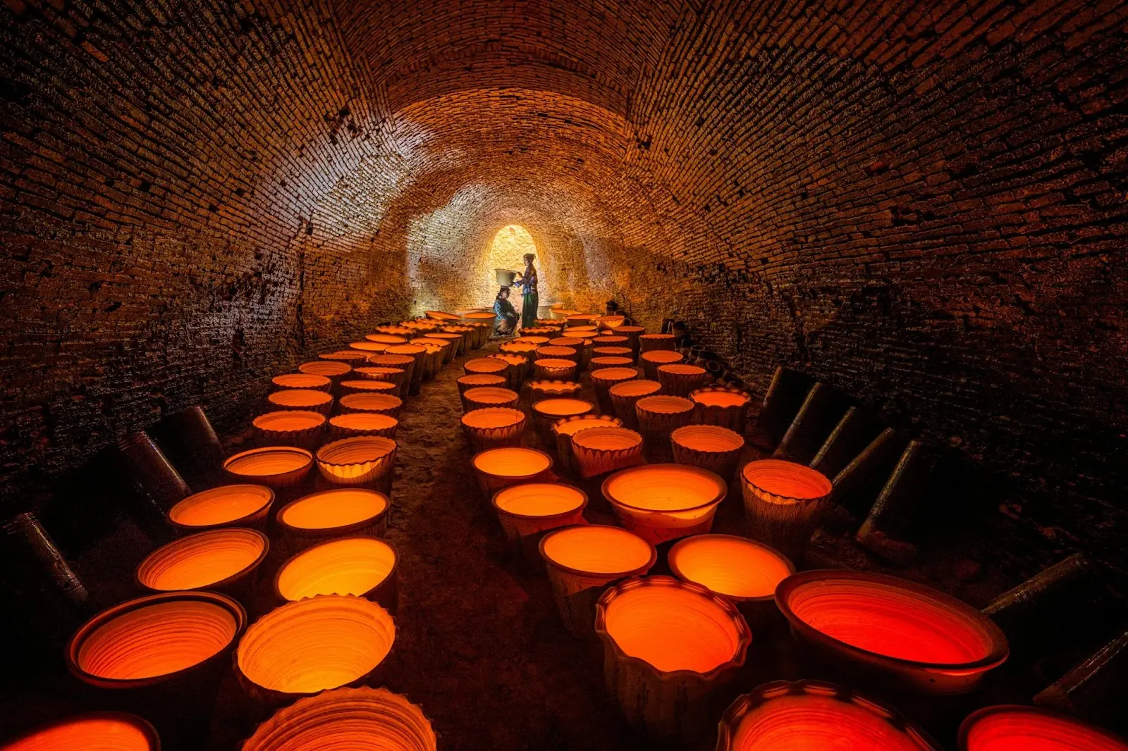 large pottery kiln in Myanmar.

