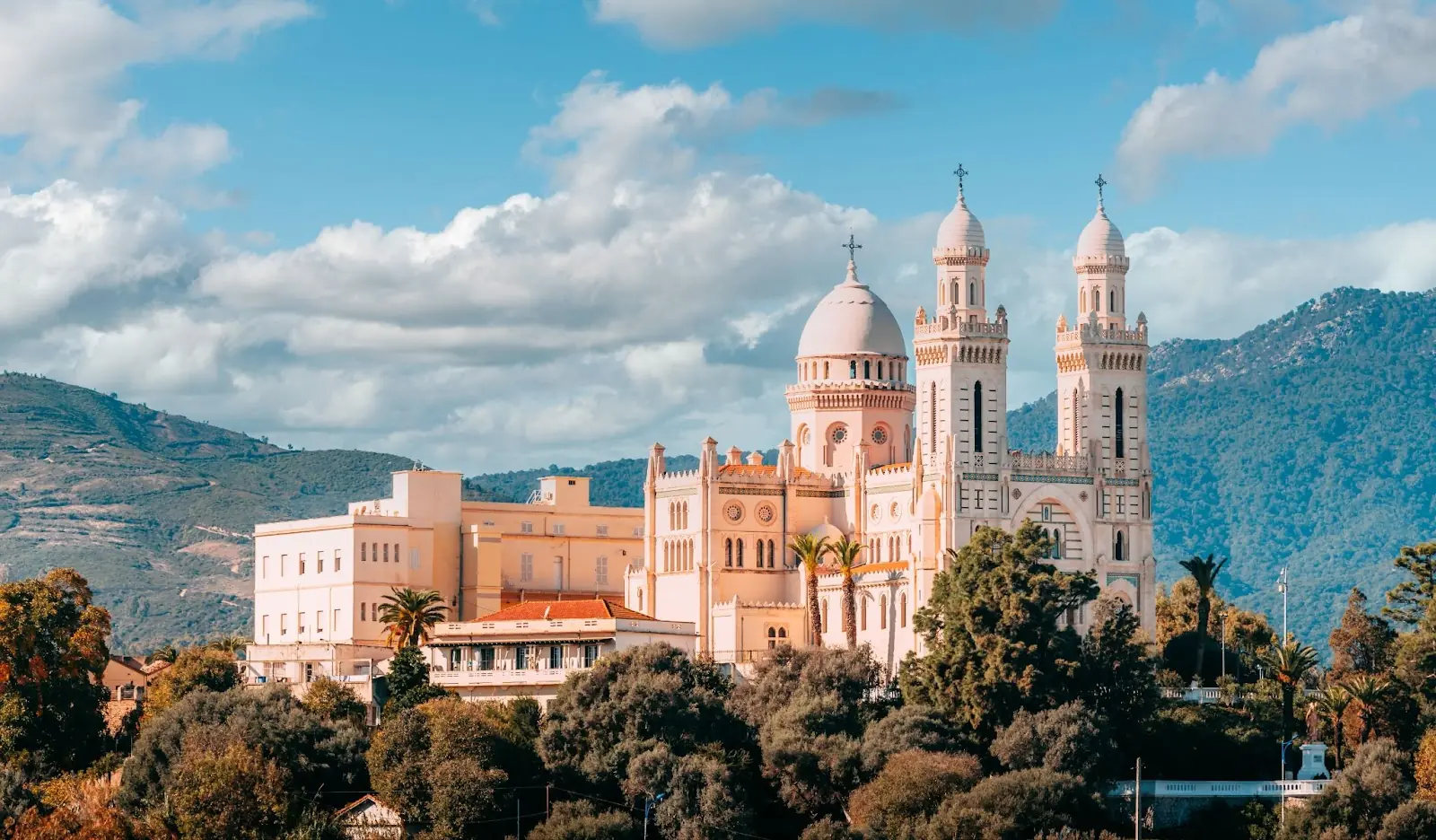 Saint Augustine Church's Stunning Gothic Architecture in Annaba, Algeria