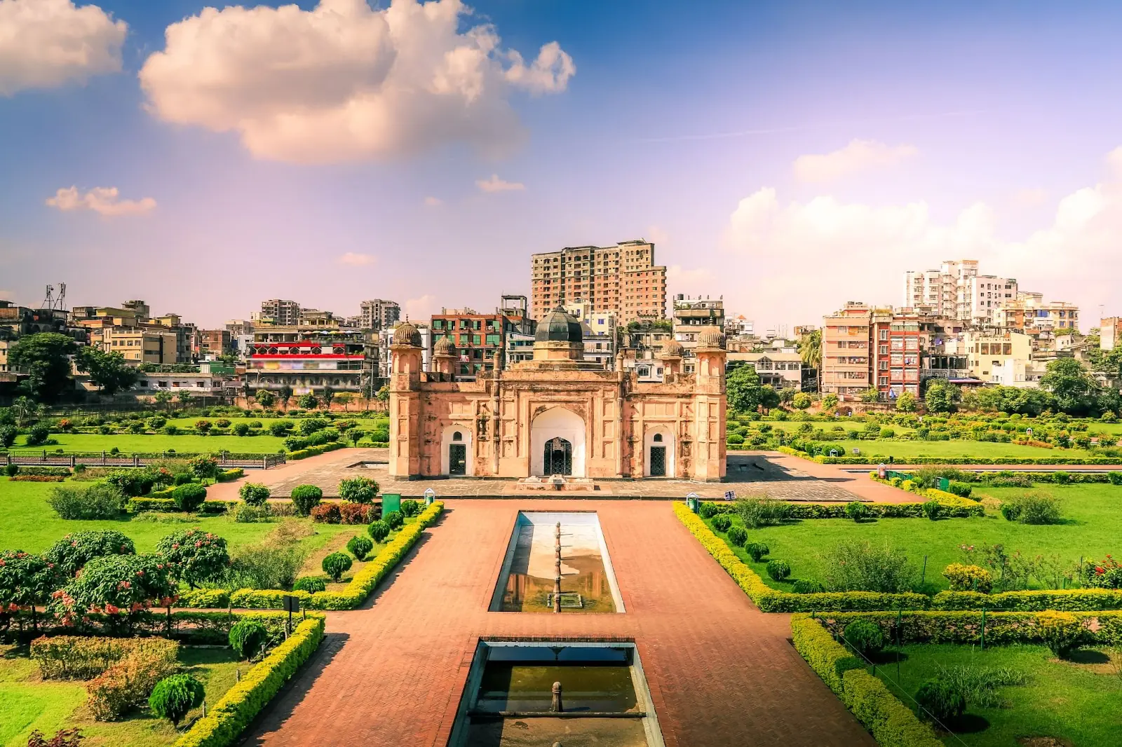 Lalbagh Fort or Fort Aurangabad, an incomplete Mughal palace landmark fortress at Dhaka City, Bangladesh