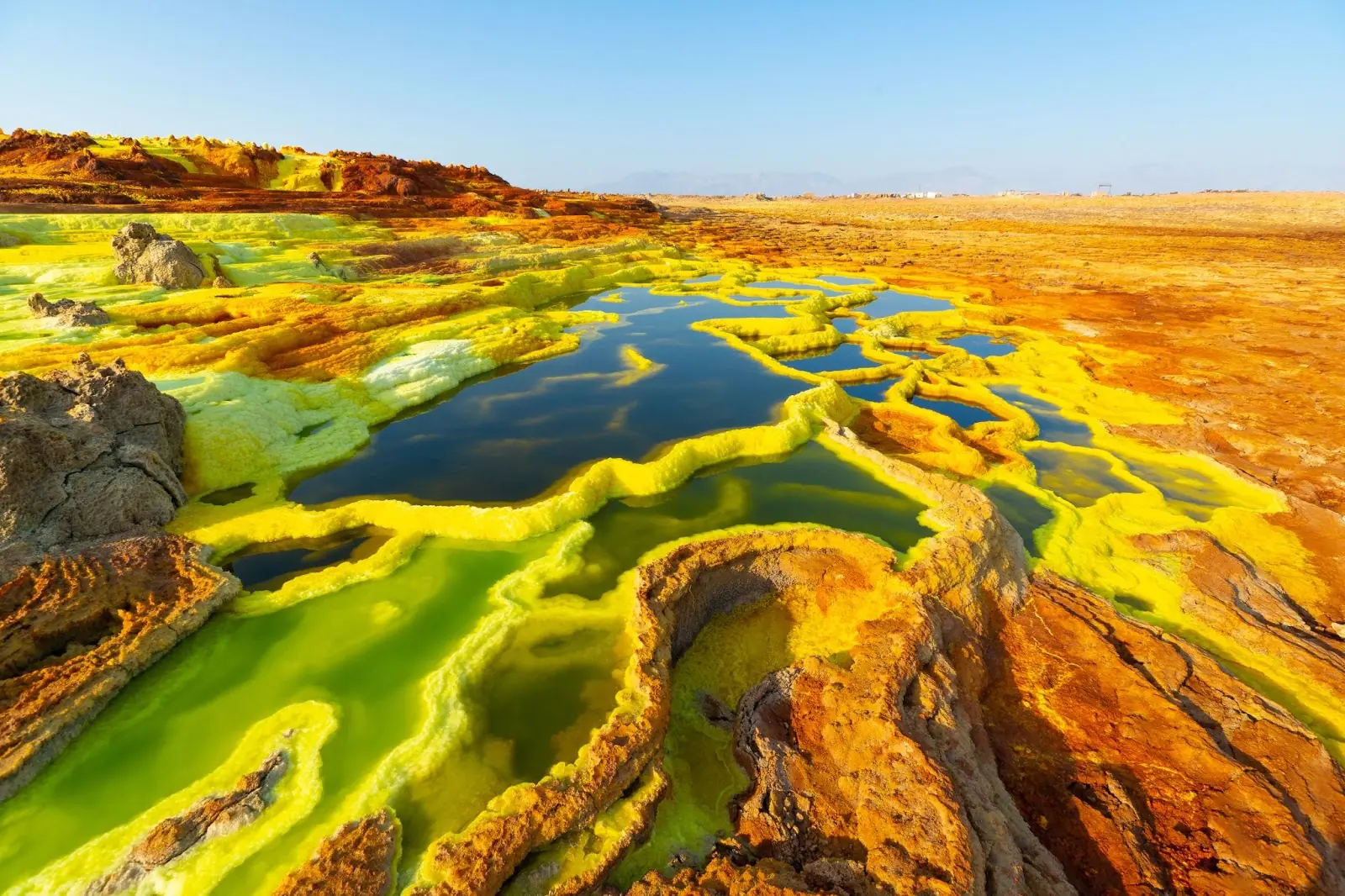 Dallol Crater Ethiopia Africa Desert