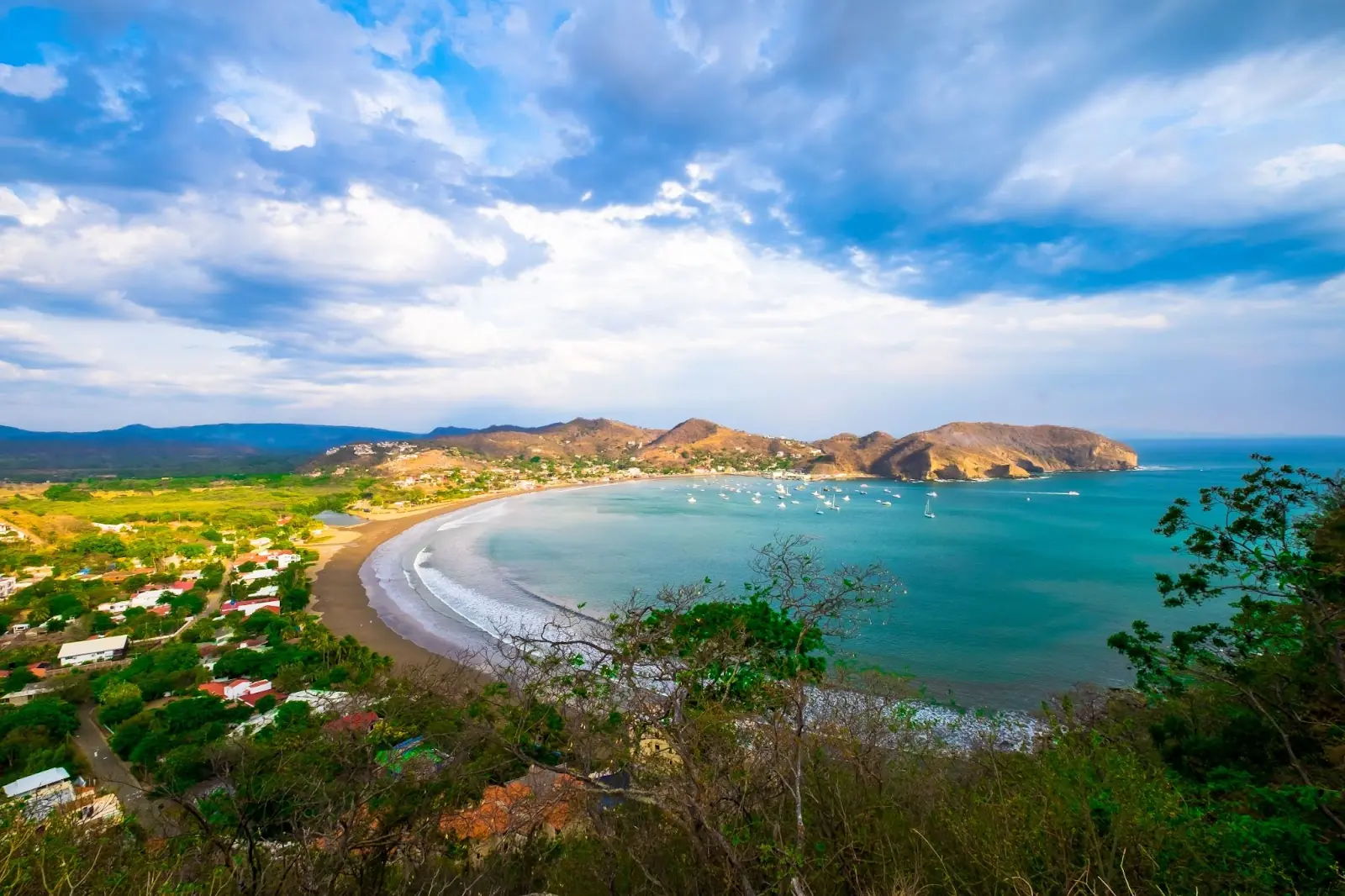 San Juan Del Sur Nicaragua Beach.