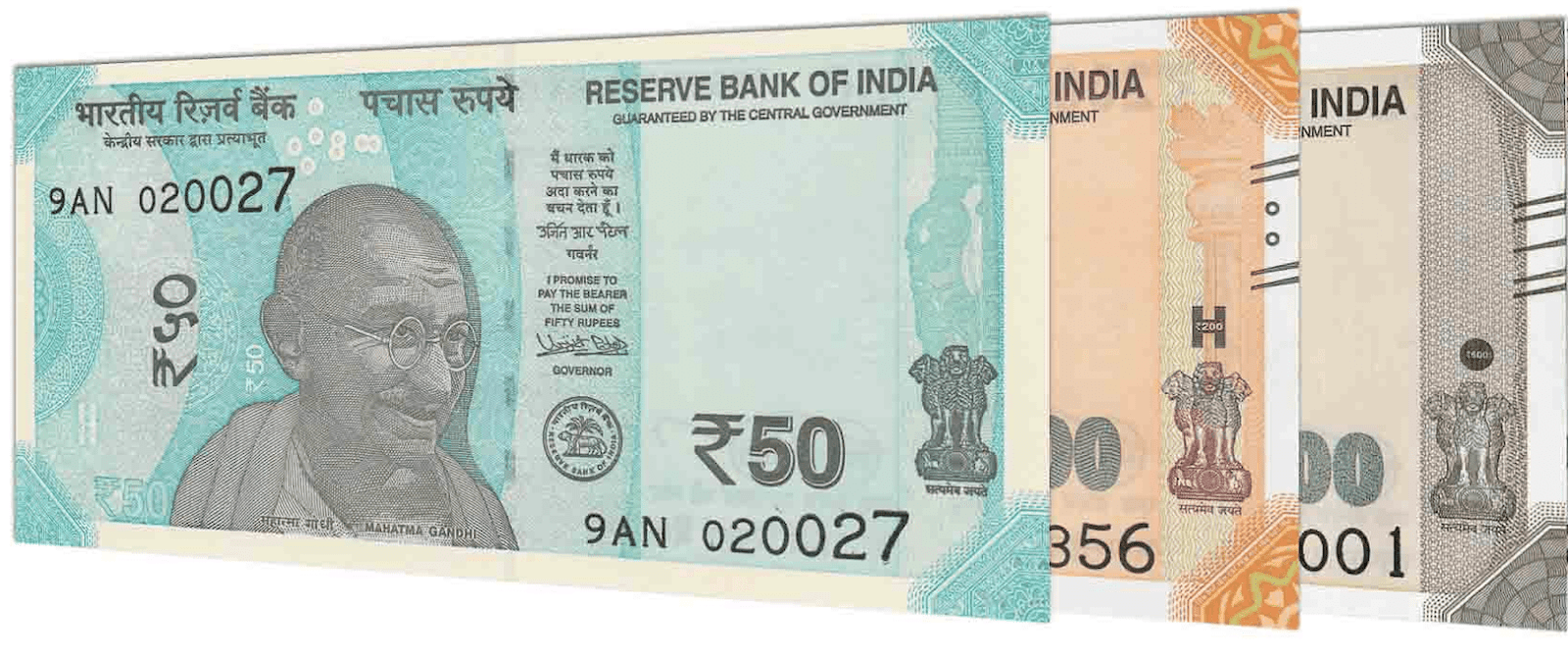 Indian rupees banknote series
