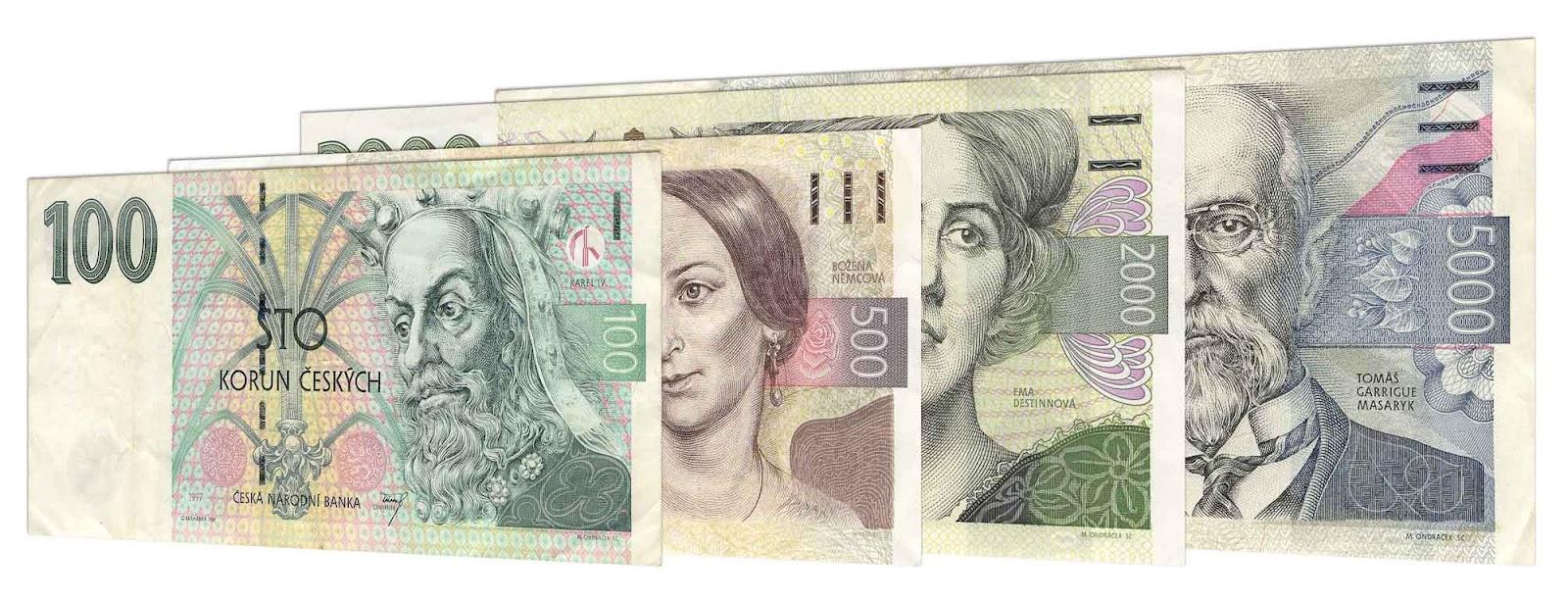 Current Czech Republic banknotes