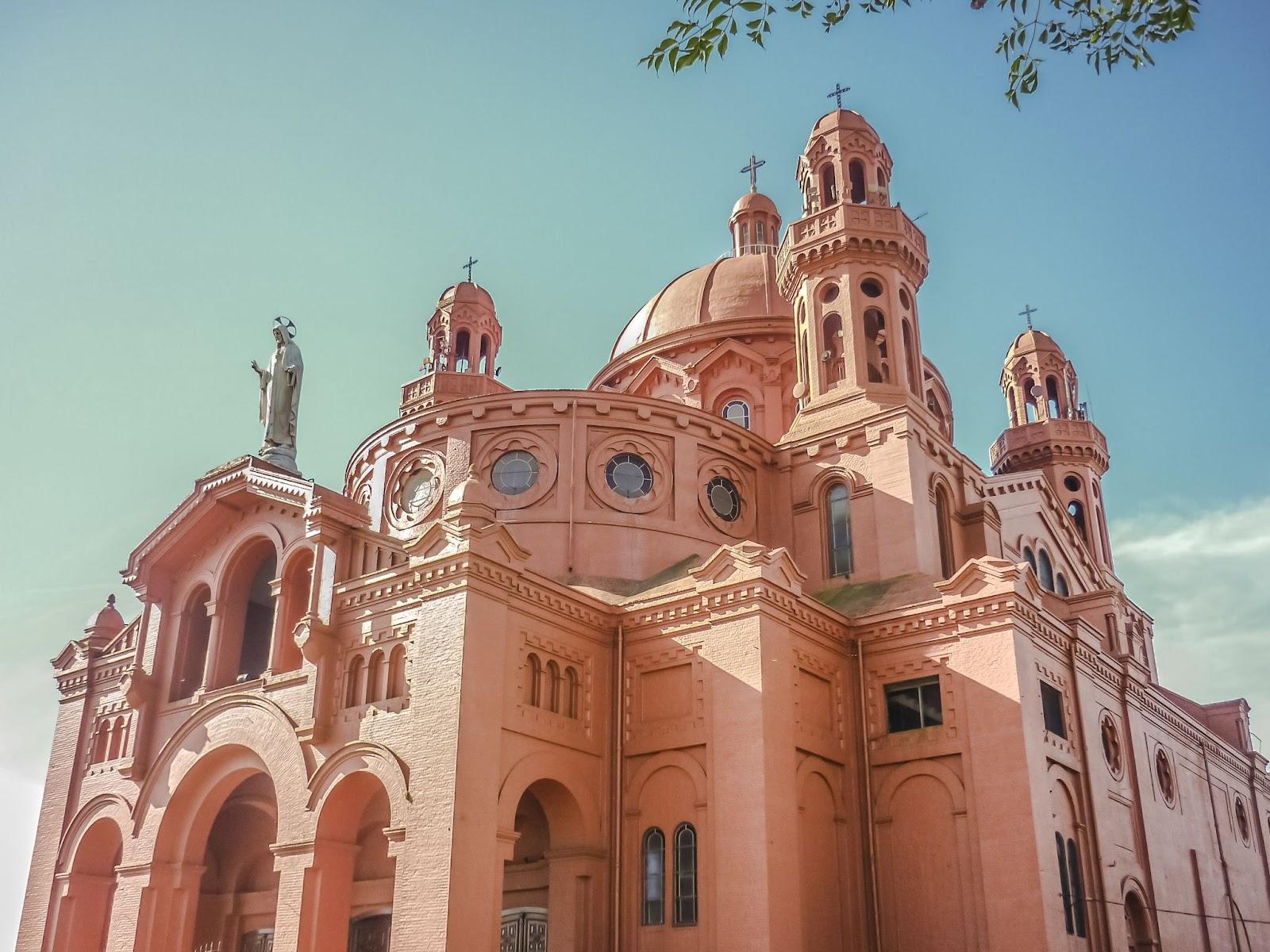 The National Shrine of the Sacred Heart of Jesus is a Catholic church which stands on top of a rise in Montevideo, so it is known as the Church of the "Cerrito de la Victoria".