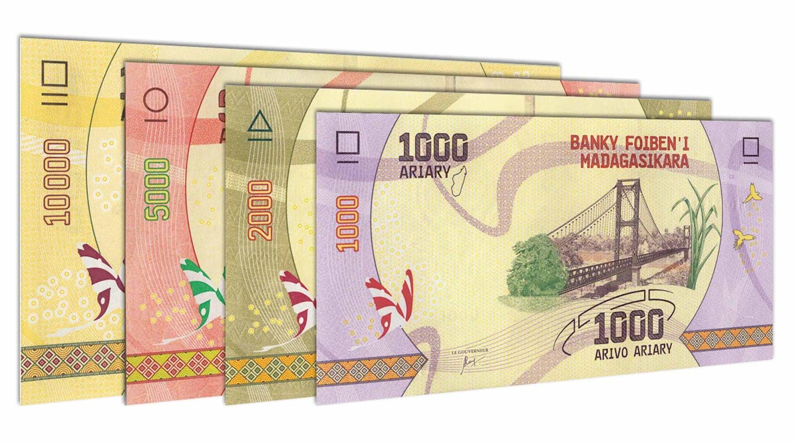 Madagascar current banknote series