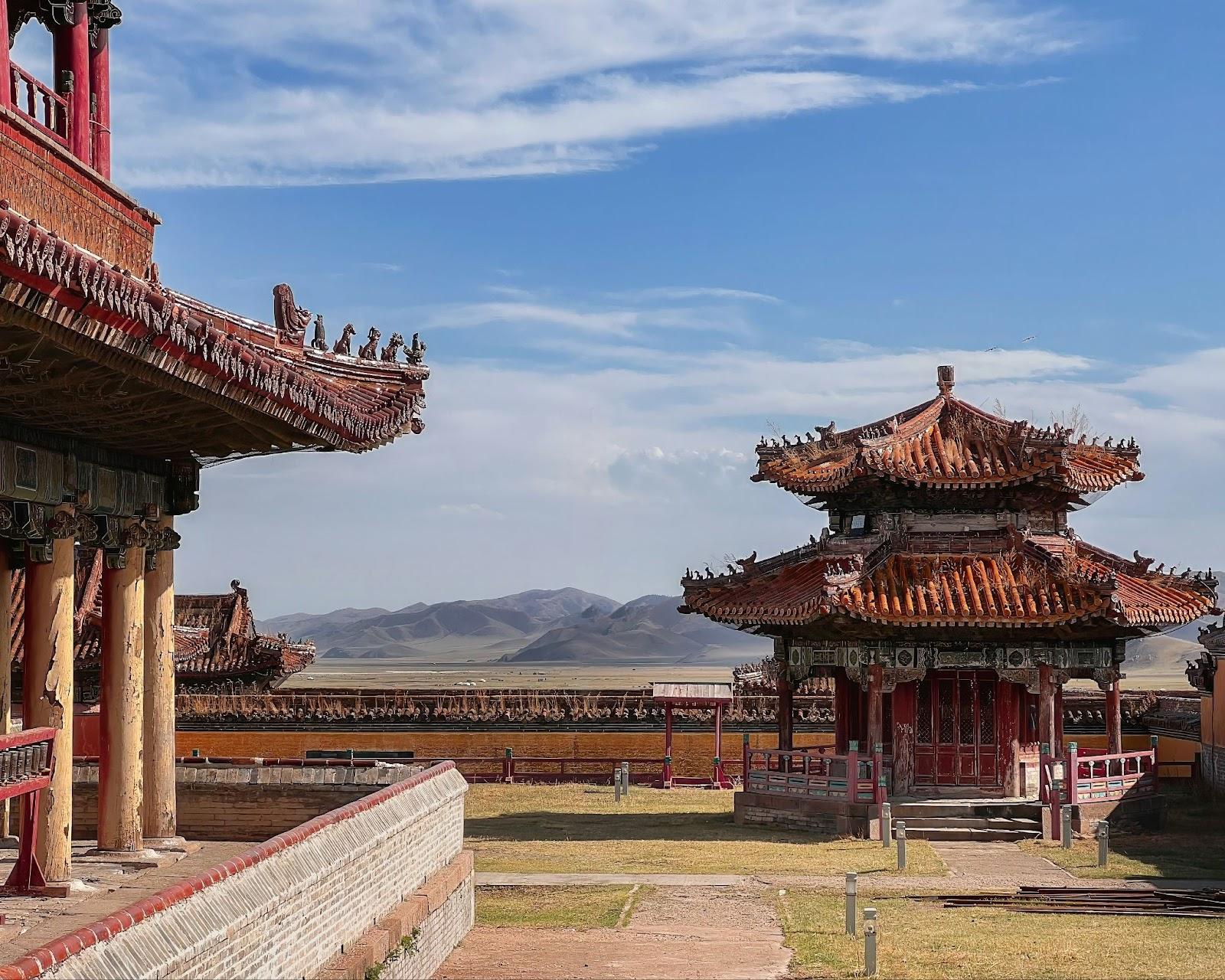 Baruunburen, Selenge, Mongolia. Temple