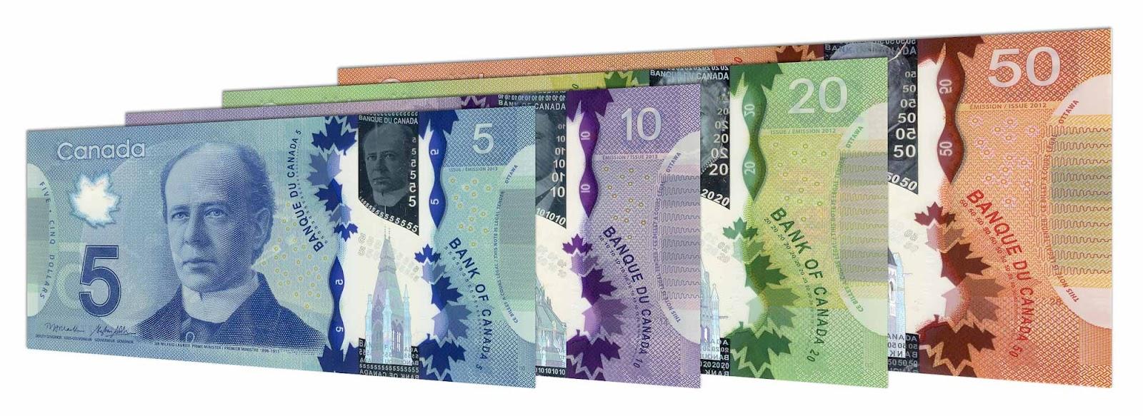 Canadian polymer banknote series