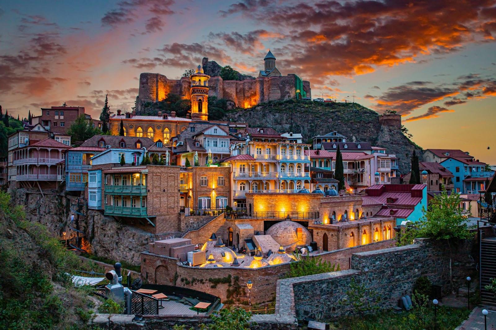 Historical streets of Tbilisi